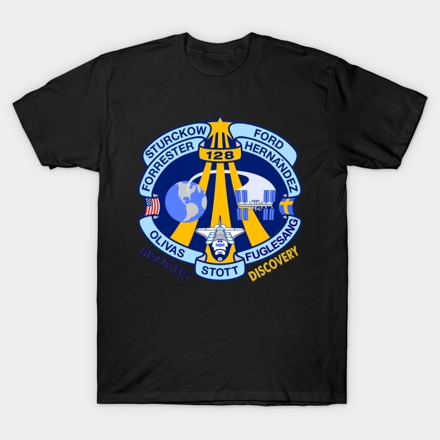 STS-128 Mission Patch T-Shirt by Spacestuffplus